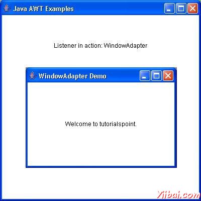 AWT WindowAdapter