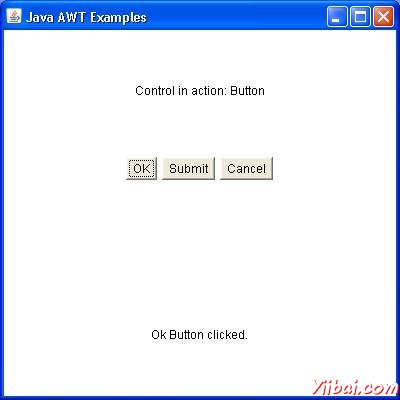 AWT Button