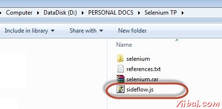 Selenium IDE 24