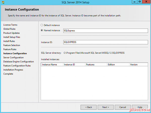 Install SQL Server 2014 - step 8