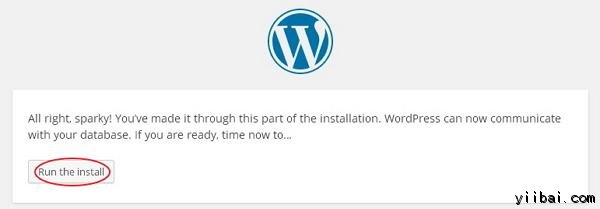 Wordpress Installation